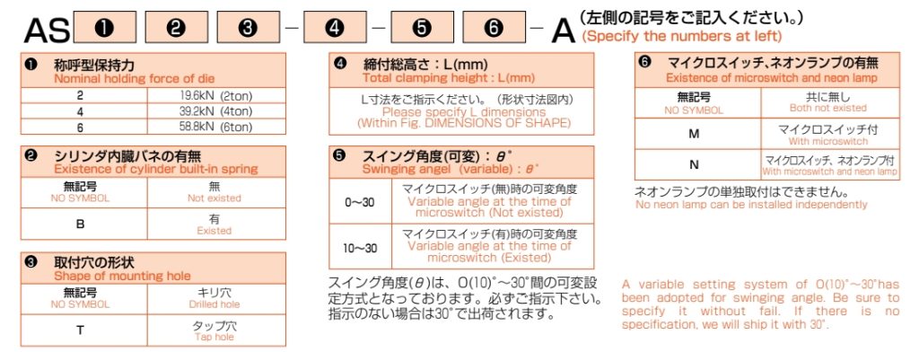 SR摆动夹具回转夹具AS4B SR摆动夹具回转夹具AS4B